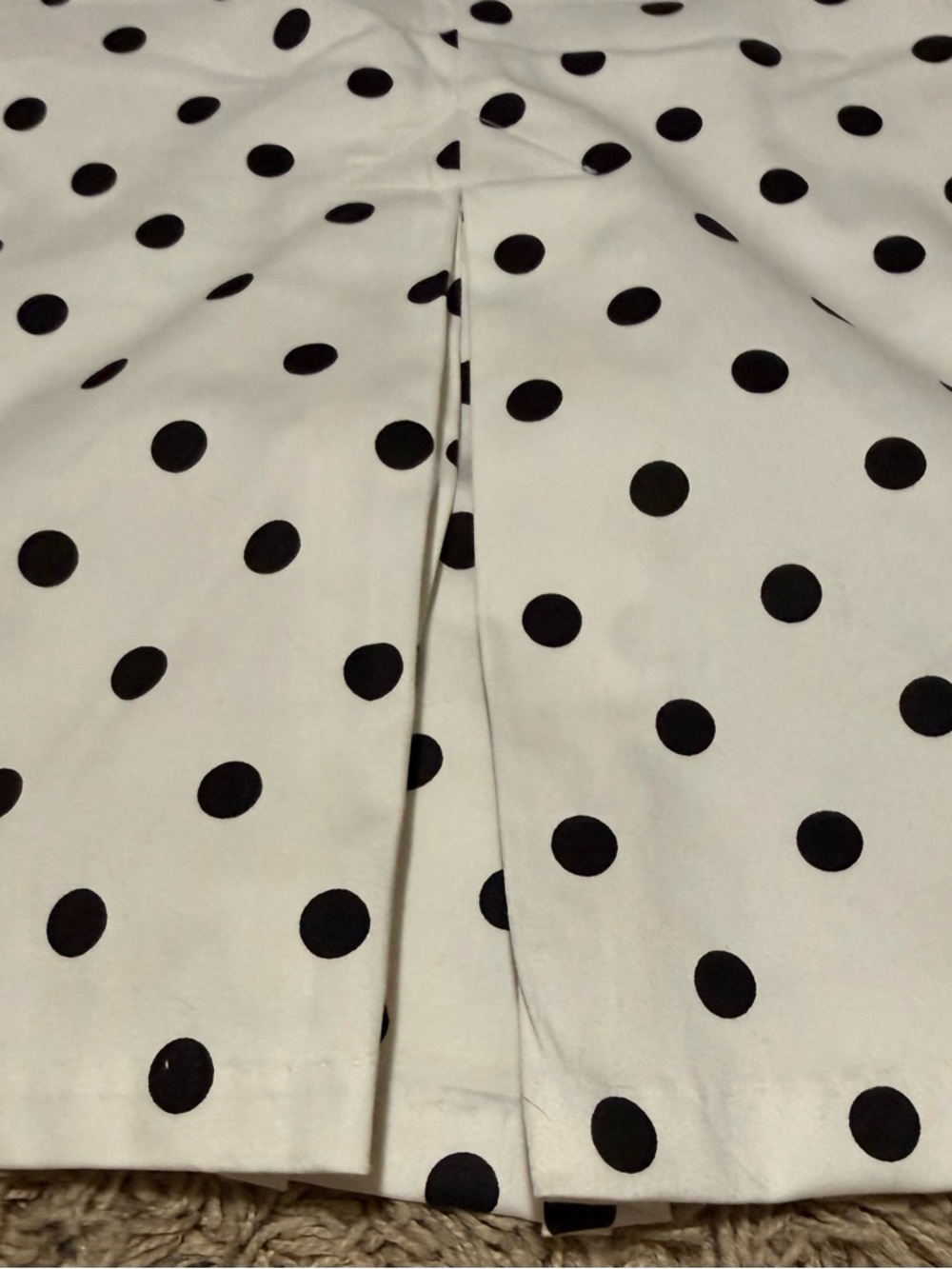 Deadly Dames White Dress With Black Polka Dots Size: XL - Picture 5 of 7